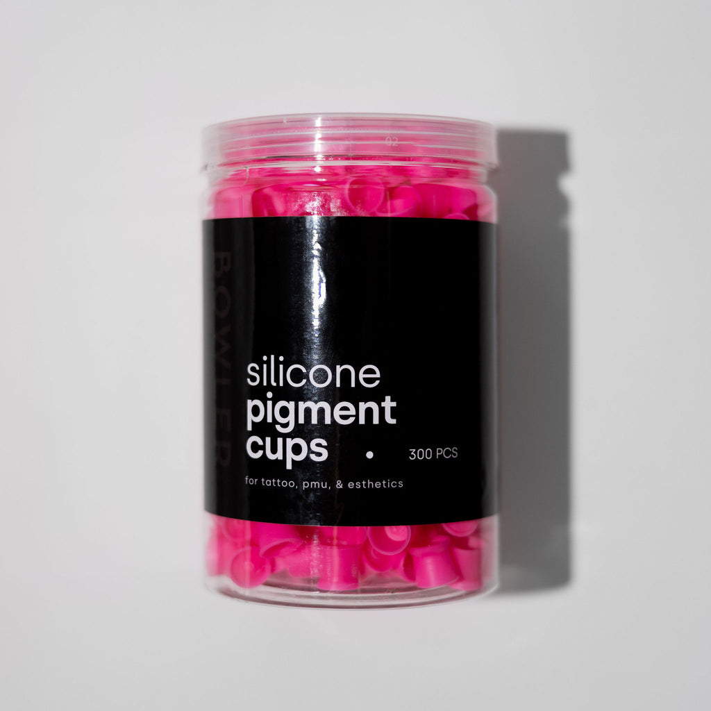 Silicone pigment cups